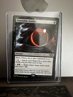 x1 Insatiable Avarice OTJ MTG 91 RARE M/NM 1x - Image 1