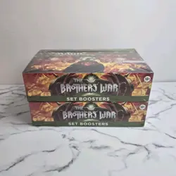 Magic: The Gathering The Brothers' War Set Booster Box English 2 Boxes - Image 1
