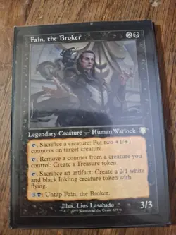 Fain, the Broker (Retro Frame) Commander: the Brothers' War Regular - Image 1