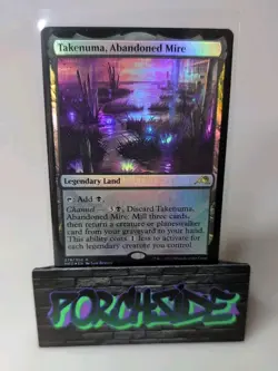 Takenuma, Abandoned Mire #278 (Foil) (NM) Kamigawa Neon Dynasty NEO Magic MTG - Image 1