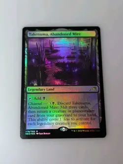 Takenuma, Abandoned Mire #278 (Foil) (NM) Kamigawa Neon Dynasty NEO Magic MTG - Image 3