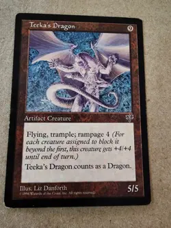 Teeka's Dragon - Mirage Regular - Mtg - Image 1