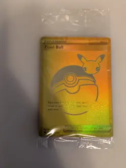 Poke Ball SWSH146 Gold Trainer Promo Pokemon Card From Celebrations 25 _ Sealed - Image 1