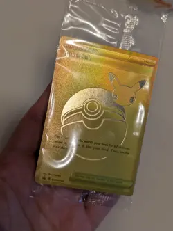 Poke Ball SWSH146 Gold Trainer Promo Pokemon Card From Celebrations 25 _ Sealed - Image 3