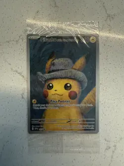 Pokemon TCG Van Gogh Pikachu with Grey Felt Hat SVP en 085 Promo Sealed - Image 4