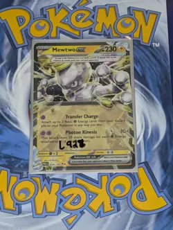 Mewtwo Ex 058/182 Holo Double Rare SV04: Paradox Rift Nm Pokemon Tcg - Image 2