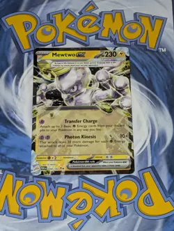 Mewtwo Ex 058/182 Holo Double Rare SV04: Paradox Rift Nm Pokemon Tcg - Image 3