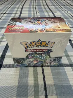 Pokemon TCG Stellar Crown Booster Box Factory Sealed WITH ACRYLIC CASE!!! - Image 3