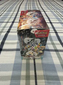 Pokemon TCG Stellar Crown Booster Box Factory Sealed WITH ACRYLIC CASE!!! - Image 4