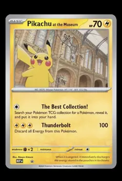 Pokemon x Natural History Museum Pikachu At The Museum Jumbo - PREORDER 27th Jan - Image 1