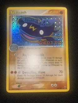 Whiscash 28/107 Deoxys Reverse Holo Pokemon Stamp 2005 - Image 2