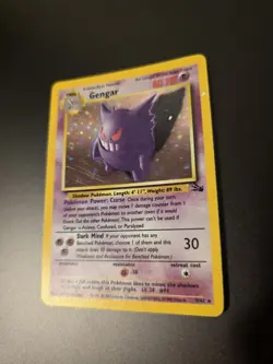 Pokemon Vintage Holo Gengar 5/62 Fossil WoTC 1999 - Image 3