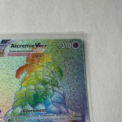 Pokemon Pokemon TCG Alcremie VMAX Secret Rare 073/072 Shining Fates Rainbow Holo - Image 3