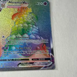 Pokemon Pokemon TCG Alcremie VMAX Secret Rare 073/072 Shining Fates Rainbow Holo - Image 4