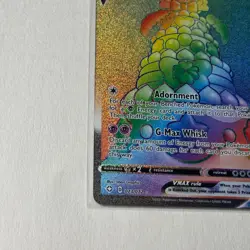 Pokemon Pokemon TCG Alcremie VMAX Secret Rare 073/072 Shining Fates Rainbow Holo - Image 5