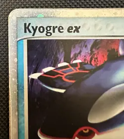 Pokemon Kyogre ex 94/101 Holo HP EX Hidden Legends DAMAGED Vintage Ultra Rare - Image 2