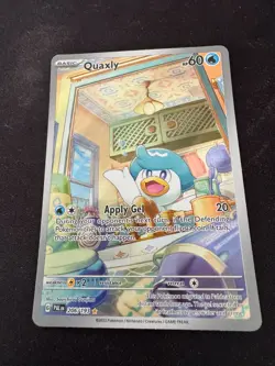 Quaxly Illustration RARE - POKEMON CARD - PALDEA EVOLVED - 206/193 NEW - Image 1