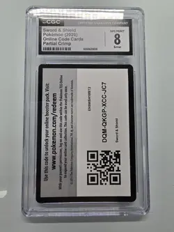 CGC 8&9 ERROR Card Lot Of 4 Pokemon Cards Code Fire Hisuian Braviary Crimp - Image 4