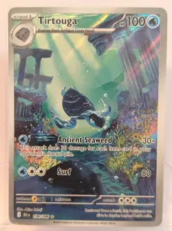 Tirtouga 106/086 Pokemon TCG SV Black Bolt Illustration Rare Holo Near Mint - Image 1