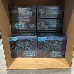 Lot Of 10 Pokemon Mega Evolution Phantasmal Flames New & Sealed Case - Image 2