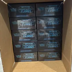 Lot Of 10 Pokemon Mega Evolution Phantasmal Flames New & Sealed Case - Image 3
