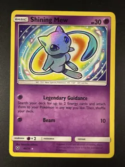 Pokemon Shining Mew 40/73 Lugia SM82 Promo Jirachi Arceus Genesect Celebi 6X lot - Image 2