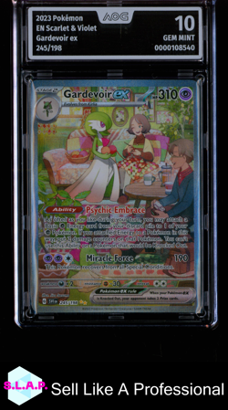 GARDEVOIR EX POKEMON 245 2023 SCARLET & VIOLET EN - ENGLISH AOG 10 - Image 1