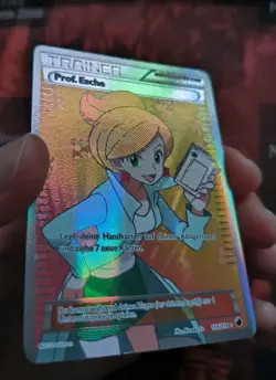 Prof. Esche Full Art 116/116 Pokemon Plasma Frost Freeze 2013 Professor Juniper - Image 3