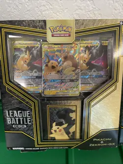 Pokemon Pikachu & Zekrom-GX and Reshiram & Charizard-GX League Battle Deck Sets - Image 2