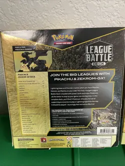Pokemon Pikachu & Zekrom-GX and Reshiram & Charizard-GX League Battle Deck Sets - Image 5