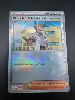 Pokemon TCG Professor's Research 122/131 Poke Ball Prosmatic Evolutions - Image 1