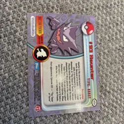Topps Pokemon Haunter #93 2000 TV Animation Edition Blue Logo Holo! - Image 4