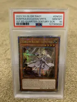 2023 Yugioh RA01 Dogmatika Ecclesia The Virtuous QCR PSA 10 - Image 1