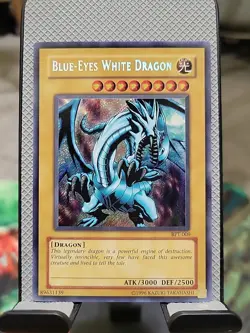 Yugioh Blue-Eyes White Dragon BPT-009 Secret Rare Limited Edition NM-/LP++ - Image 1