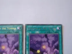 Yugioh! 3x Defense of the Temple MZTM-EN007 Rare 1st Ed NM - Image 3