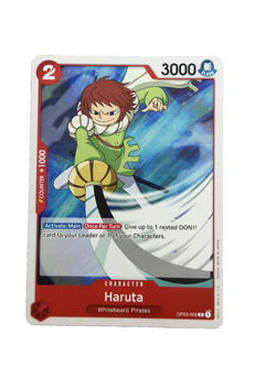 New: One Piece CCG Haruta OP03-009 Pillars of Strength Regular Common - Image 1
