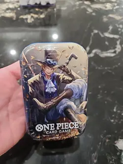 One Piece Tin Pack Set Vol. 2 Sabo - In Hand Bandai TCG Volume Two Ship same day - Image 1