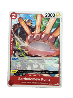New: One Piece CCG Bartholomew Kuma OP05-011 Awakening of the New Era Regular - Image 1