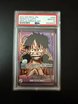 ONE PIECE - OP 05 - JP - PSA 10 Awakening of the New Era Luffy OP05-060 Leader - Image 1