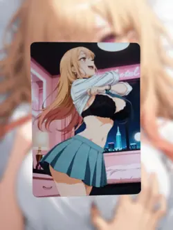Marin Kitagawa My Dress-Up Darling Anime Waifu Sexy Goddess Lewd Hentai Card - Image 1