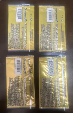 2016 POKEMON XY EVOLUTIONS 3 Card Mini Booster Packs Complete Pack Art Set All 4 - Image 2