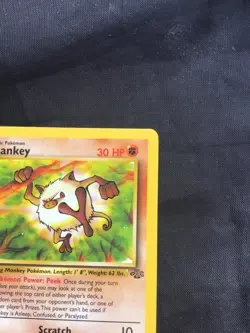 Pokemon Cards: Jungle 1st Edition Common: Mankey 55/64 - Image 3