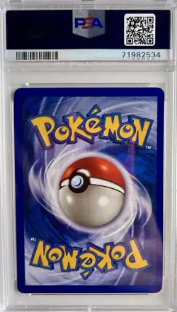 1999 Pokemon Base Set Alakazam Holo Rare Card 1/102 PSA 9 Mint - Image 2