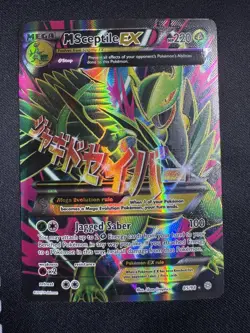 Pokemon M Sceptile EX 85/98 XY Ancient Origins Full Art Holo Ultra Rare Card MP+ - Image 1