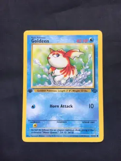 Pokemon Cards: Jungle 1st Edition Common: Goldeen 53/64 - Image 1