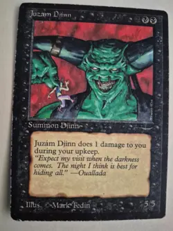 Juzam Djinn - Arabian Nights (ARN) Magic: The Gathering VG Condition Free Ship - Image 1