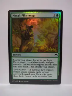 MTG Nissa's Pilgrimage Magic Origins ORI 190/272 Foil Common - Image 1