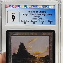 MTG - Mirage - Island - CGC 9.0 - Image 3