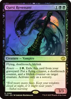 Qarsi Revenant - Foil - Tarkir: Dragonstorm (TDM) - 0086 - MTG - NM - Image 1