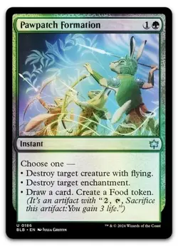 MTG Magic the Gathering Pawpatch Formation (186/427) Bloomburrow NM FOIL - Image 1